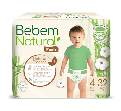 Bebem Natural Pants Size 4 32 Pack